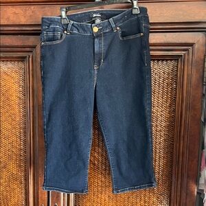 d. jeans Women's Dark Blue Ankle Jeans